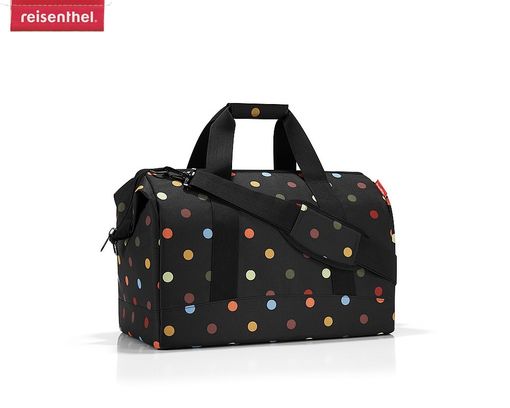 Allrounder L Dots Tasche Reisetasche MT7009 - schwarz/bunt - 1