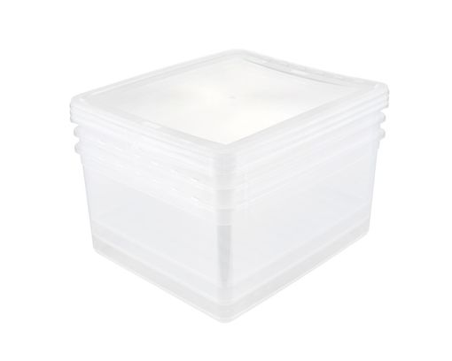 Clearbox "Bea", 3er-Set, 18 L - Durchsichtig - 1