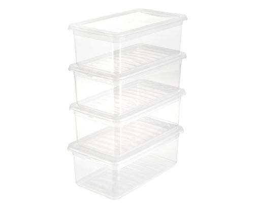 Clearbox "Bea", 4er-Set, 5,6 L - Durchsichtig - 1