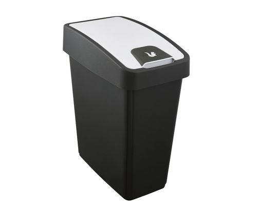 Abfallbehälter "Magna", 25 Liter, graphit - Graphit - 1