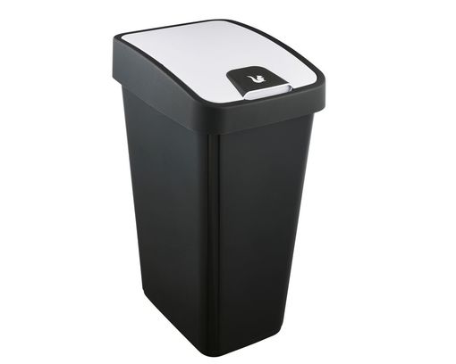 Abfallbehälter "Magna", 45 Liter, graphit - Graphit - 1