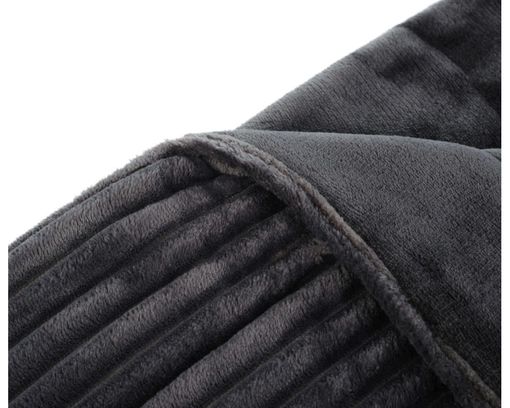 Decke Cord, ca. 150x200 cm, anthrazit - Anthrazit - 2
