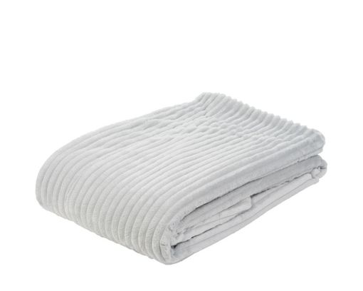 Decke Cord, ca. 150x200 cm, silber - Silber - 1