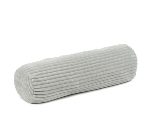Kissenrolle, Cord, ca. 70x22 cm, silber - Silber - 2