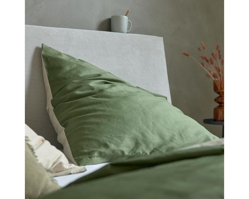 Interliving Bettwäsche 9128, Wendebettwäsche Olive, Satin, ca. 155x200cm - Olive - 2