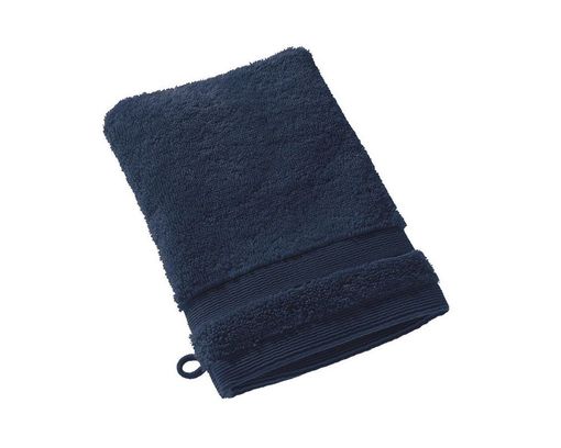 Schöner Wohnen Waschhandschuh "Cuddly", blau - Marine - 1