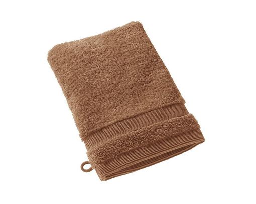 Schöner Wohnen Waschhandschuh "Cuddly", braun - Zimt - 1