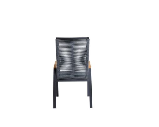 Interliving Positionsstuhl 7011 mit Teakarmlehne - Anthrazit - 2