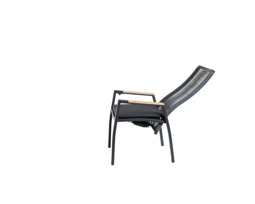 Interliving Positionsstuhl 7011 mit Teakarmlehne - Anthrazit - 4