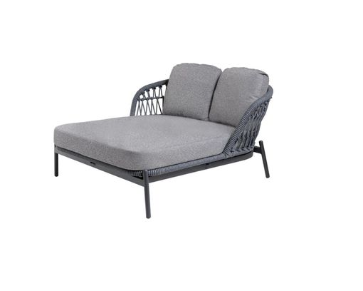 Interliving Doppelliege 7013 aus Rope-Geflecht - Anthrazit - 2
