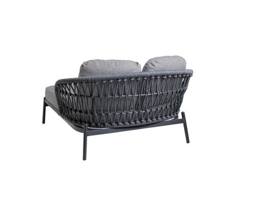 Interliving Doppelliege 7013 aus Rope-Geflecht - Anthrazit - 4