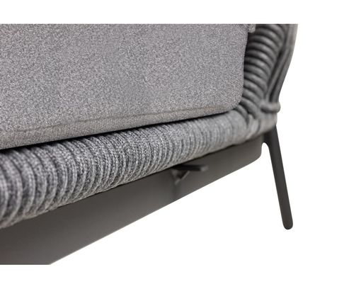 Interliving Doppelliege 7013 aus Rope-Geflecht - Anthrazit - 5