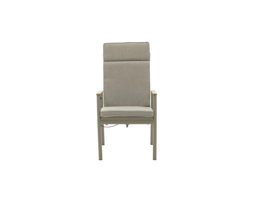 Interliving Positionsstuhl 7014, inkl. Sitzauflage, Teak-Armlehnen - Sintered Stone / Taupe - 2