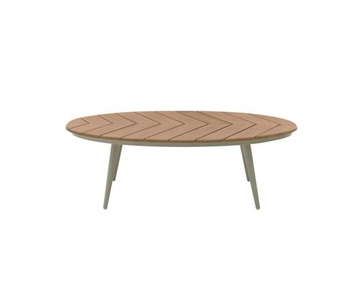 Interliving Couchtisch 7015, oval, Teakholz - Taupe - 2