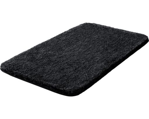 Badematte - Serie "Melange", anthrazit , ca. 70x120 cm - anthrazit - 2