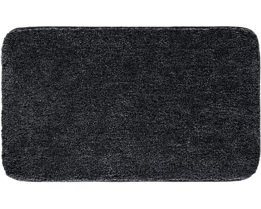 Badematte - Serie "Melange", anthrazit , ca. 50x80 cm - anthrazit - 1