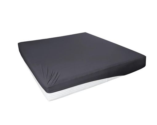 Elastan-Feinjersey-Spannbettlaken, anthrazit, ca. 150x200 cm - Anthrazit - 1