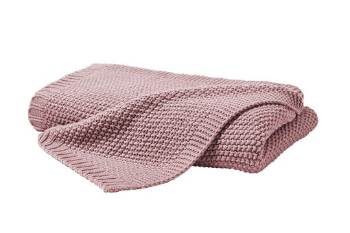 Strickdecke mauve, ca. 130x170 cm - Mauve - 1