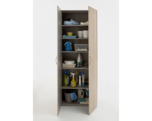Schrank "Wanda", ca. 70x185 cm - Eiche Sägerau - 2