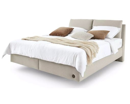 Birkenstock Boxspringbett "Linz", ca. 180x200 cm - beigegrau - 3