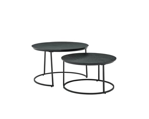 Roomio Couchtisch-Set No. 2001 aus Mangoholz - Schwarz - 4