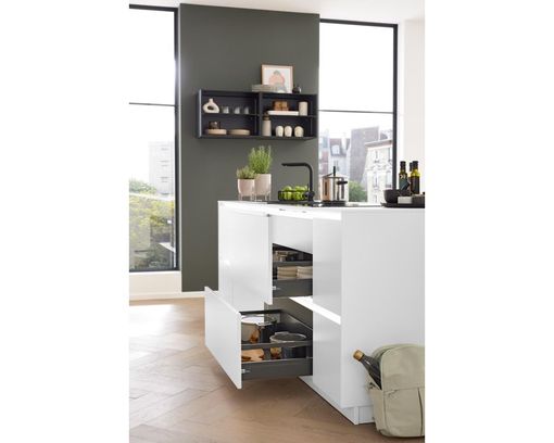 Interliving Küche 3075, Weiß/Cremefarben, mit Kochinsel - Weiß/Creme - 7