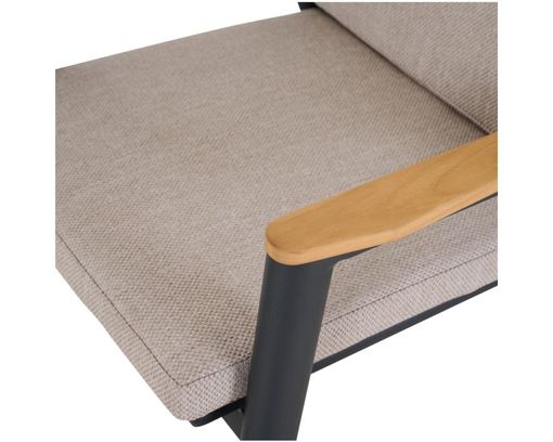 Dining Move Sessel "Cortina" - anthrazit / natur - 3