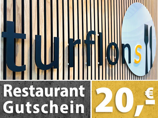 Geschenkgutschein Restaurant 20,- Euro -  - 1