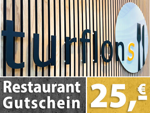 Geschenkgutschein Restaurant 25,- Euro -  - 1