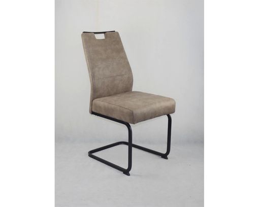 Schwingstuhl "Henk", grau/braun - Grau/Braun - 1