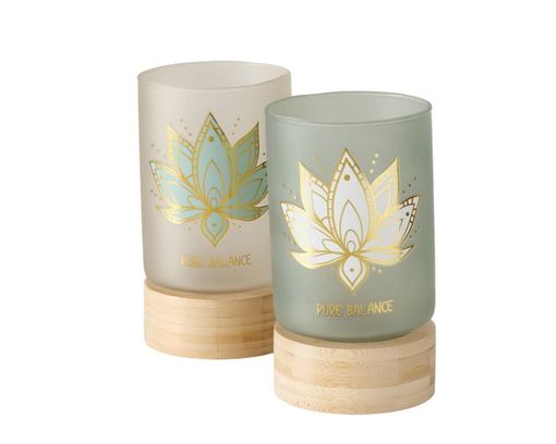 Windlicht "Bali" aus Glas - Mehrfarbig - 1