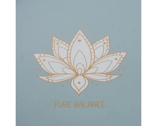 Tablett "Bali", rund, aus Eisen - Blau - 2