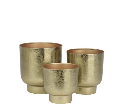 Pflanztopf, ca. 24 cm hoch - Gold - 1