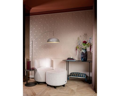 Coco Maison Hocker "Roan", creme - Creme - 6