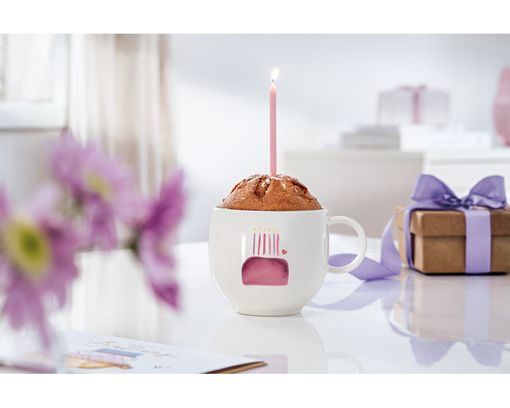 Villeroy & Boch Becher "With Love" mit Henkel - Weiß - 2