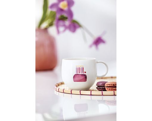 Villeroy & Boch Becher "With Love" mit Henkel - Weiß - 3
