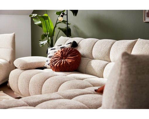 Roomio Wohnlandschaft 4140 , Stellmaß ca.279x184 cm - natur beige - 4