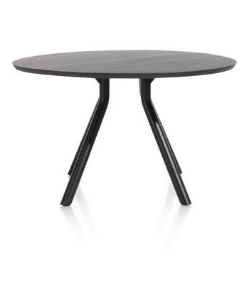 XOOON Arvada, Tisch 125 cm. - rund - zentralem Fuß kurz - Schwarz - 1
