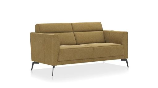 XOOON Fiskardo, 2-Sitzer - Schwarz/ Anthrazit, Blau, Braun, Grau, Gruen, Orange, Pink, Rot, Taupe, Weiss, Gelb - 2