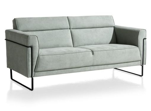 XOOON Fiskardo, 2-Sitzer - Schwarz/ Anthrazit, Blau, Braun, Grau, Gruen, Orange, Pink, Rot, Taupe, Weiss, Gelb - 6