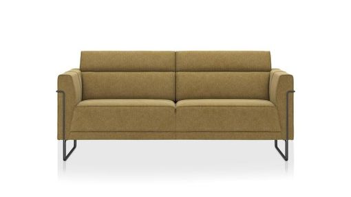 XOOON Fiskardo, 2.5-Sitzer - Schwarz/ Anthrazit, Blau, Braun, Grau, Gruen, Orange, Pink, Rot, Taupe, Weiss, Gelb - 1