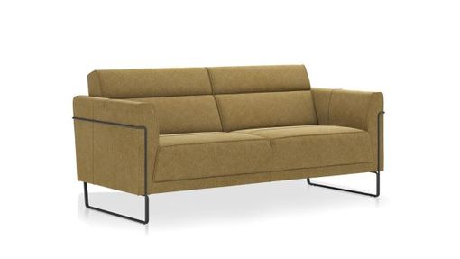 XOOON Fiskardo, 2.5-Sitzer - Schwarz/ Anthrazit, Blau, Braun, Grau, Gruen, Orange, Pink, Rot, Taupe, Weiss, Gelb - 2
