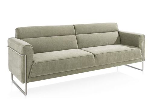 XOOON Fiskardo, 3-Sitzer - Schwarz/ Anthrazit, Blau, Braun, Grau, Gruen, Orange, Pink, Rot, Taupe, Weiss, Gelb - 10