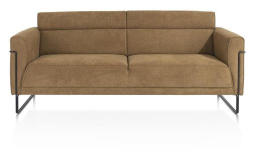 XOOON Fiskardo, 3-Sitzer - Schwarz/ Anthrazit, Blau, Braun, Grau, Gruen, Orange, Pink, Rot, Taupe, Weiss, Gelb - 5