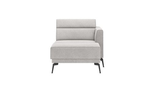 XOOON Fiskardo, Longchair rechts - Schwarz/ Anthrazit, Blau, Braun, Grau, Gruen, Orange, Pink, Rot, Taupe, Weiss, Gelb - 2