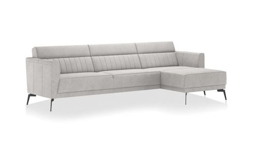 XOOON Fiskardo, Longchair rechts - Schwarz/ Anthrazit, Blau, Braun, Grau, Gruen, Orange, Pink, Rot, Taupe, Weiss, Gelb - 5