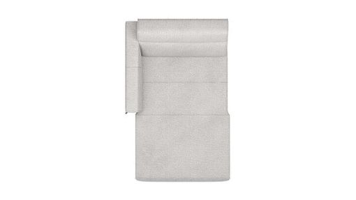 XOOON Fiskardo, Longchair links - Schwarz/ Anthrazit, Blau, Braun, Grau, Gruen, Orange, Pink, Rot, Taupe, Weiss, Gelb - 1