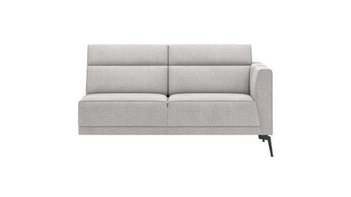 XOOON Fiskardo, 2-Sitzer Armlehne rechts - Schwarz/ Anthrazit, Blau, Braun, Grau, Gruen, Orange, Pink, Rot, Taupe, Weiss, Gelb - 1