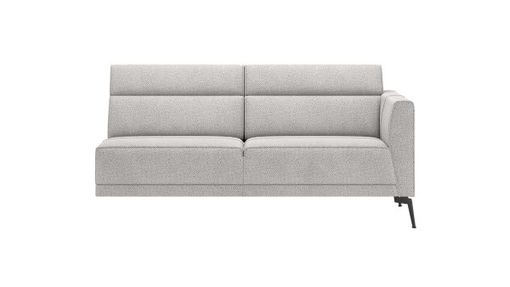 XOOON Fiskardo, 2.5-Sitzer Armlehne rechts - Schwarz/ Anthrazit, Blau, Braun, Grau, Gruen, Orange, Pink, Rot, Taupe, Weiss, Gelb - 1