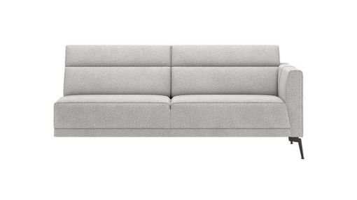 XOOON Fiskardo, 3-Sitzer Armlehne rechts - Schwarz/ Anthrazit, Blau, Braun, Grau, Gruen, Orange, Pink, Rot, Taupe, Weiss, Gelb - 1